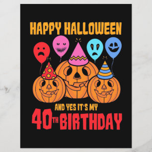 Feliz aniversário de 40 anos de Halloween
