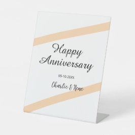 Feliz aniversário de casamento linhas laranja past