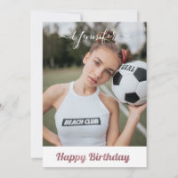 feliz aniversário de uma garota que amava futebol 