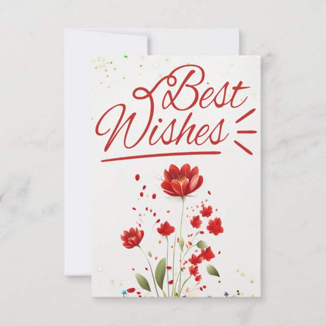 Feliz Aniversário Deseja Cartão (Frente)