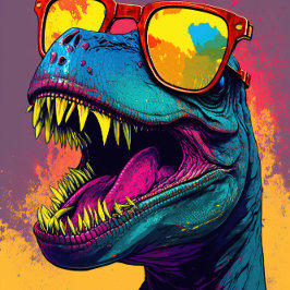 Feliz Aniversário Dinossauro Cartão Bonito