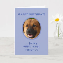 Feliz Aniversário Do Cachorro Ao Cartão com fotos 