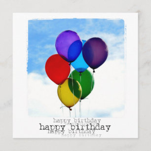 Feliz aniversário do Cartão com fotos