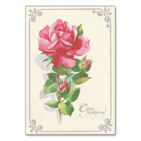 Feliz aniversário do cartão de soviete vintage