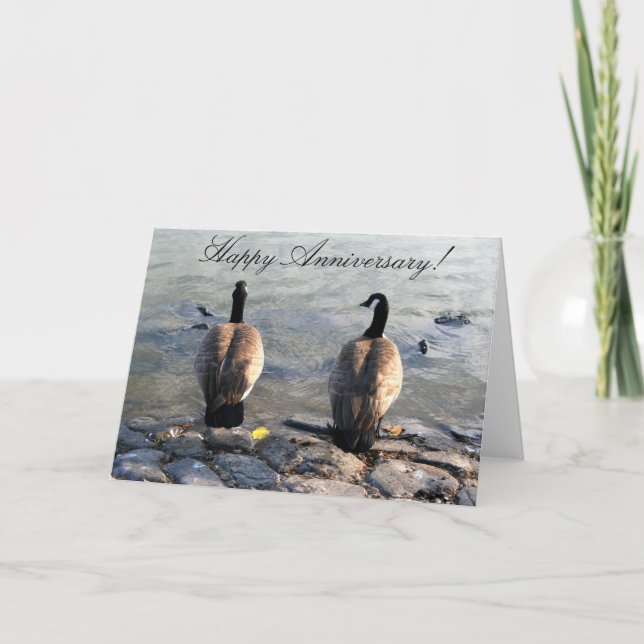 Feliz Aniversário Dois Canadianos - Cartão de Saud (Frente)