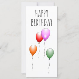 Feliz aniversário dos balões