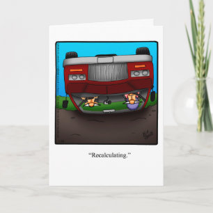 Feliz Aniversário Engraçado Cartão de Saudação "Es