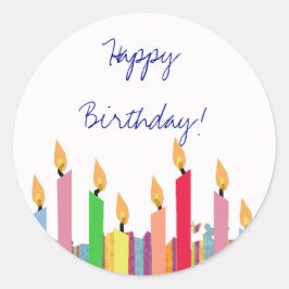 Feliz aniversario - etiqueta