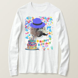 Feliz Aniversário Faça Uma Camiseta De Poodle Dese