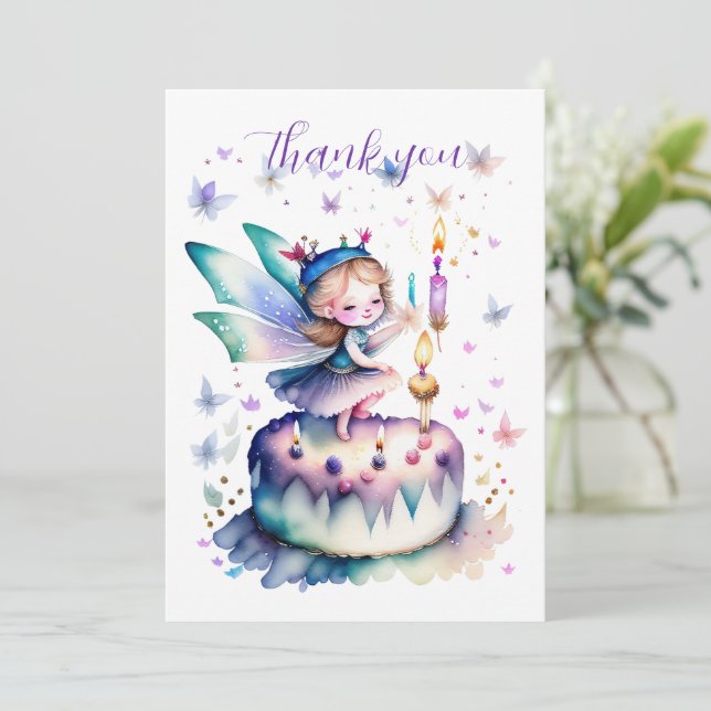 Feliz aniversário Fada 01 (Em pé/Frente)