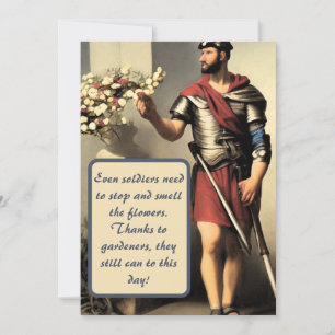 Feliz aniversário, grande jardineiro! Cartão de An