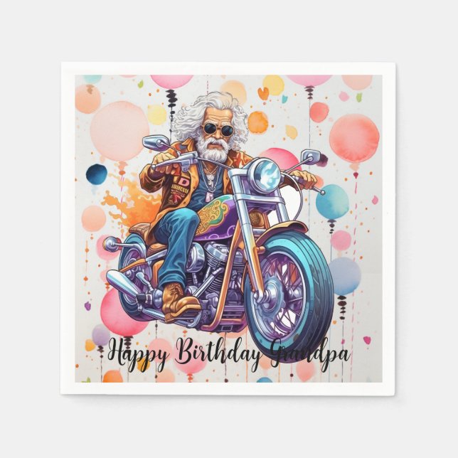 Feliz Aniversário Guardanapos (Frente)