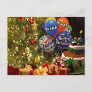 Feliz Aniversário Jesus, Cartão de Natal