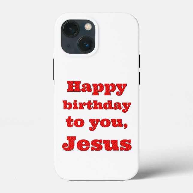Feliz aniversário, Jesus, presente de Natal (Verso)
