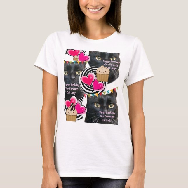 Feliz Aniversário Lady T-Shirt (Frente)