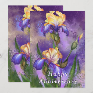 Feliz Aniversário - Linda Flor Íris