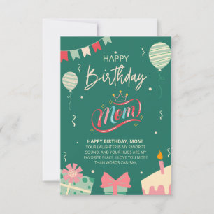 Feliz Aniversário Mãe - Mensagem de Amor Sensível