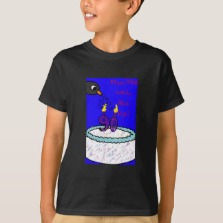 Feliz aniversário, Monte! Camiseta de criança