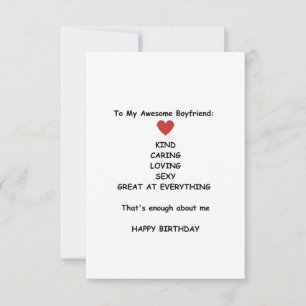 Feliz Aniversário Namorado Aniversário Cartão de A