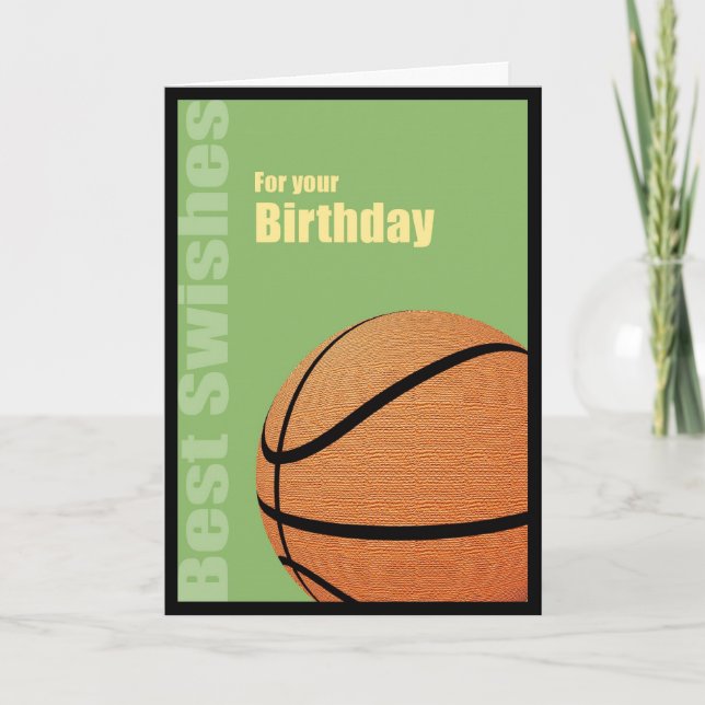 Feliz aniversario, o melhor cartão do basquetebol (Frente)