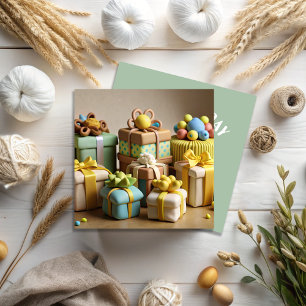 Feliz Aniversário Oferece Cartão de Saudação de Im