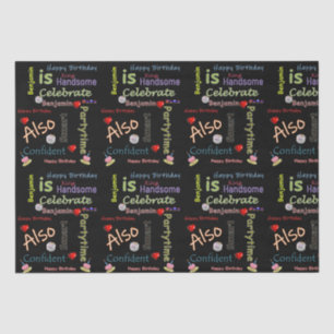 Feliz Aniversário Papel Tecidual Benjamin