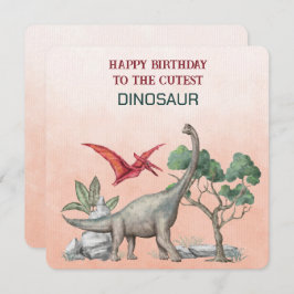 Feliz Aniversário Para O Mais Fácil DINOSSAUR