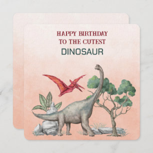 Feliz Aniversário Para O Mais Fácil DINOSSAUR