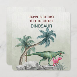 Feliz Aniversário Para O Mais Fácil DINOSSAUR