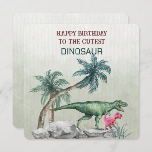 Feliz Aniversário Para O Mais Fácil DINOSSAUR