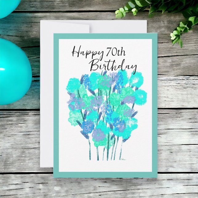 Feliz aniversário para qualquer idade personalizad (Customize this card to any age that you would like. )