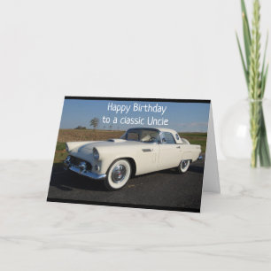 "FELIZ ANIVERSÁRIO" PARA UM CARTÃO DE TIO "CLÁSSIC