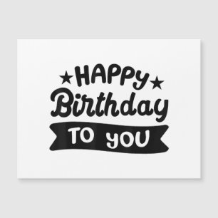 Feliz aniversário para você