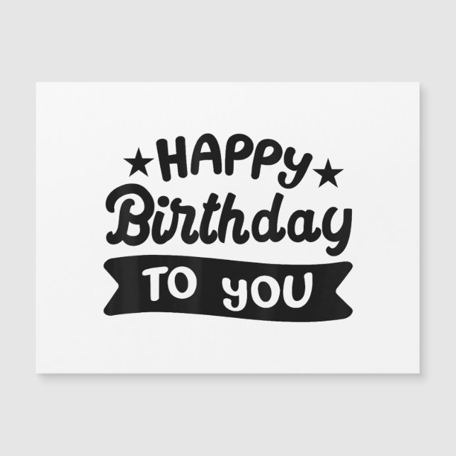 Feliz aniversário para você (Frente)