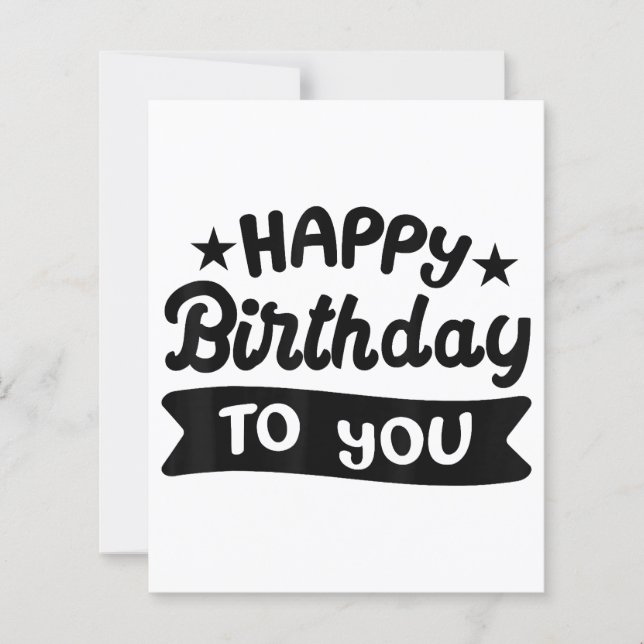 Feliz aniversário para você (Frente)