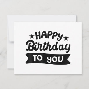 Feliz aniversário para você