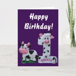 Feliz aniversário para você! Cartão