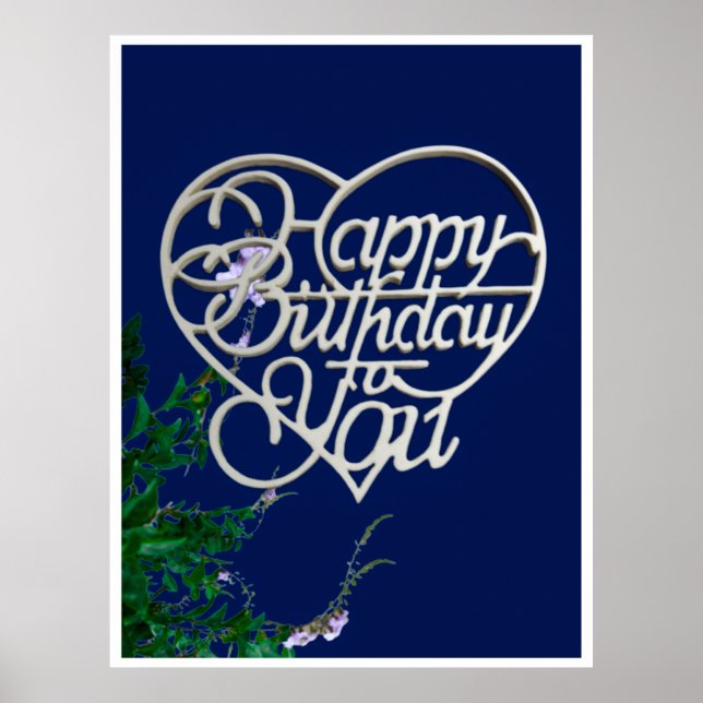 Feliz aniversário personalizado para vocês Posters (Frente)