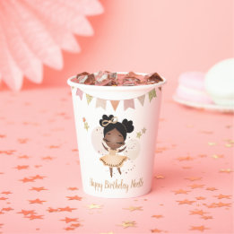 Feliz aniversário! Princesa Ballerina com Arco Ani