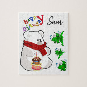 Feliz Aniversário, Quebra-cabeça Polar Urso