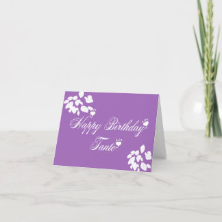 Feliz Aniversário, Tante Dobrado Cartões de agrade