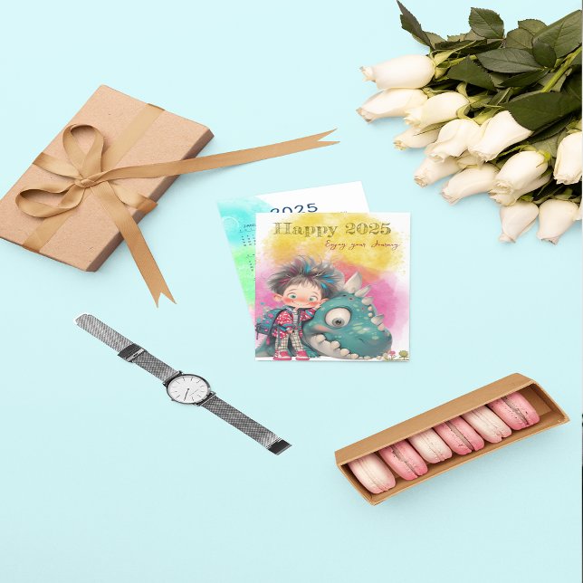 Feliz ano novo! (Happy New Year!- Flat Card)