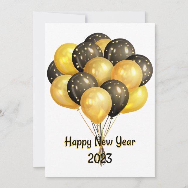 Feliz ano novo 2023 Convite (Frente)