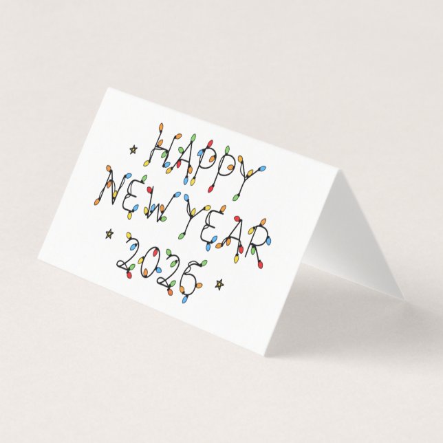 Feliz Ano Novo 2026 Design Minimalista (Frente)