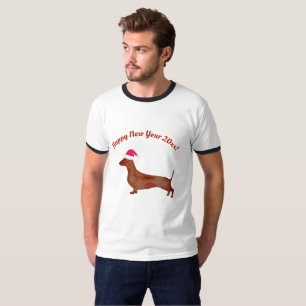 Feliz ano novo Cachorro Amante Camisa