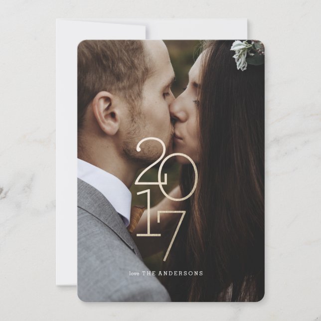 Feliz ano novo! | Cartão com fotos de Férias Doura (Frente)