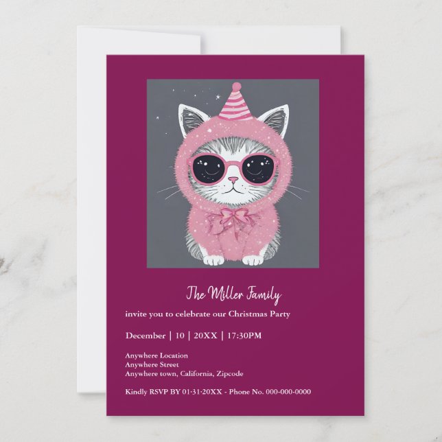 Feliz ano novo - Cat in Disguise (Frente)