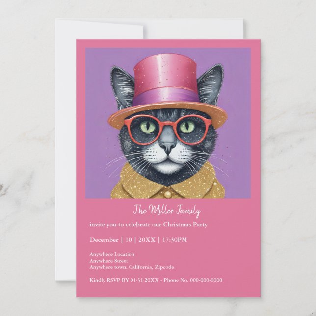 Feliz ano novo - Cat in Disguise (Frente)