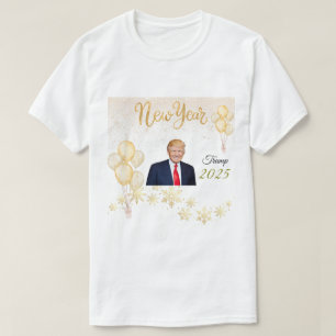 Feliz ano novo de Camisa Personalizada