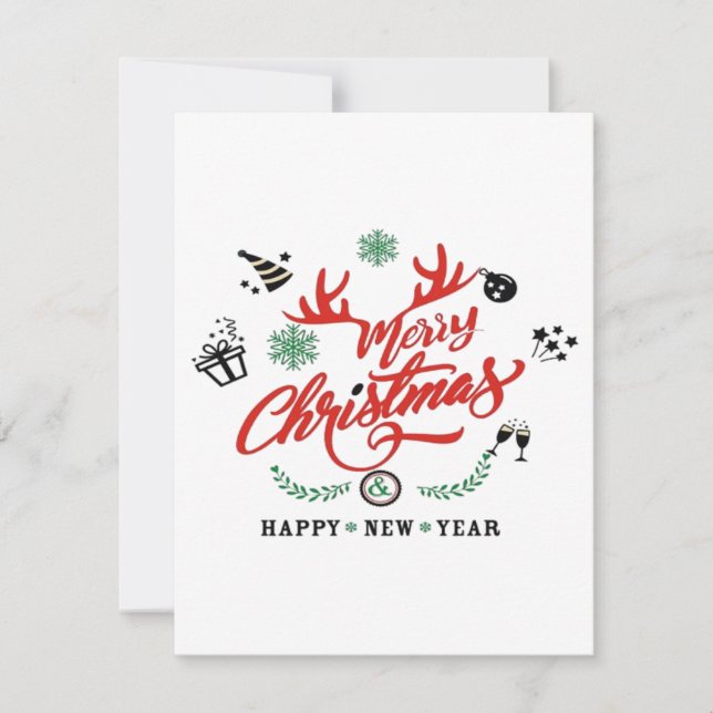 Feliz ano novo de Natal feliz (Frente)